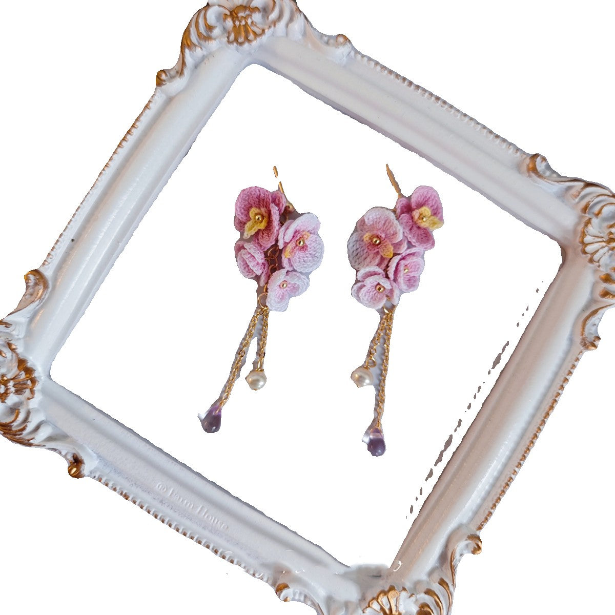 Orecchini Farfalla Orchidea