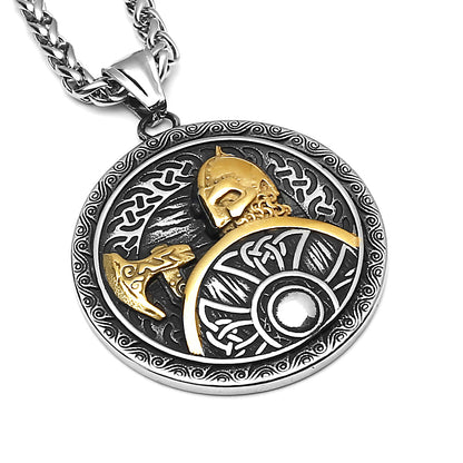 Collana pendente acciaio inox
