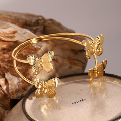Bracciale farfalla con apertura