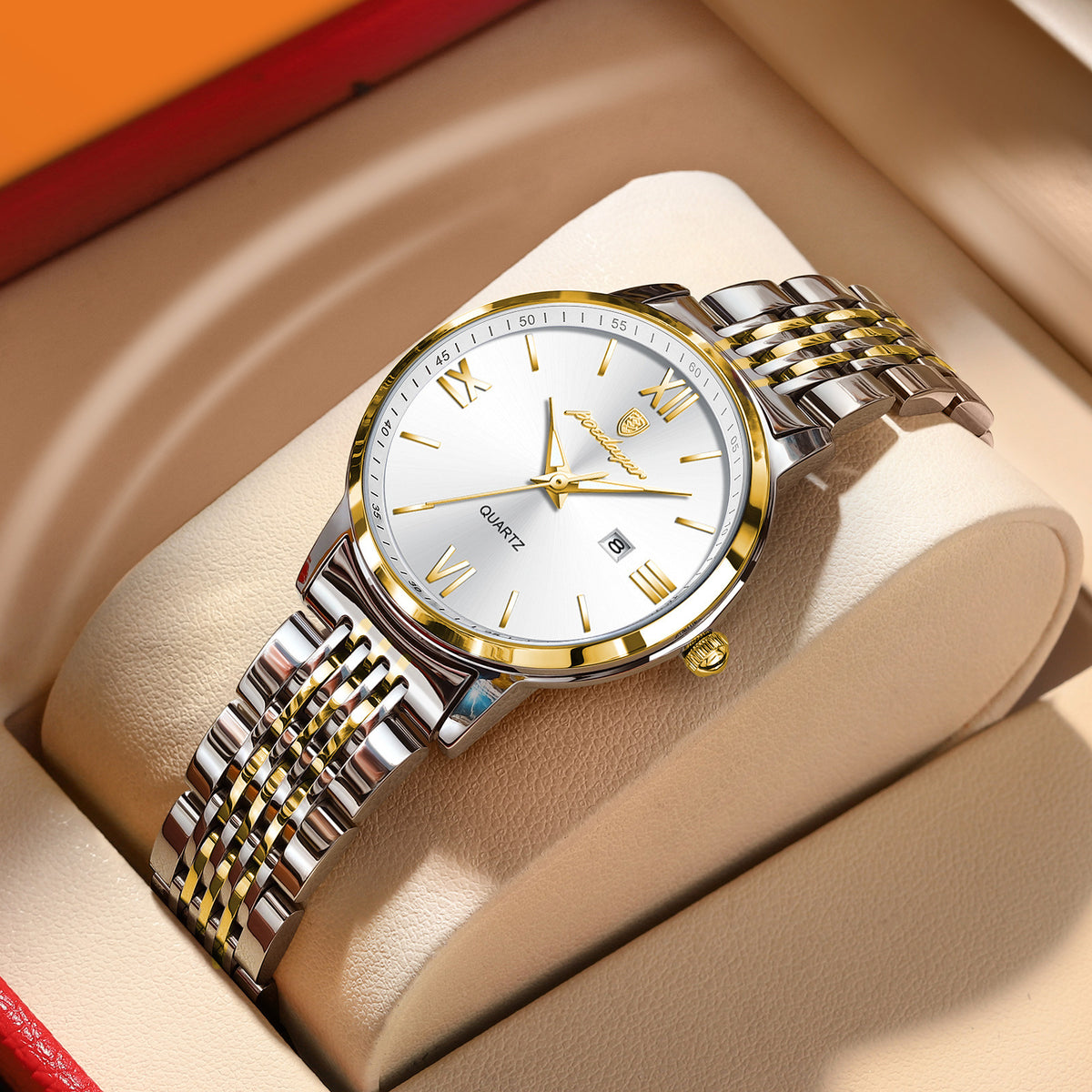 Orologio sottile impermeabile da donna luminescente