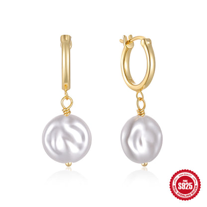Orecchini perle barocche argento 925