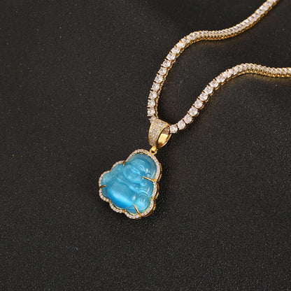 Collana Buddha con opale