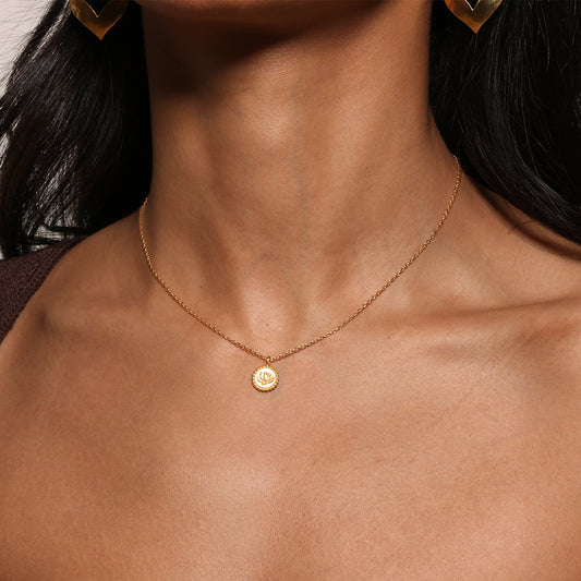 Collana pendente fiore di loto