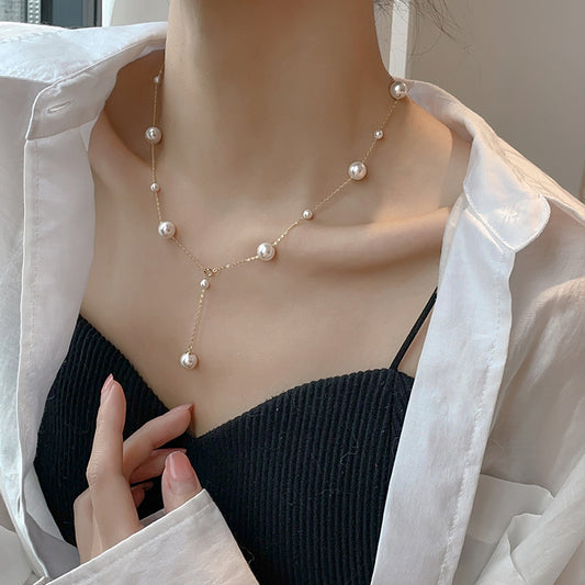 Collana perla stelle