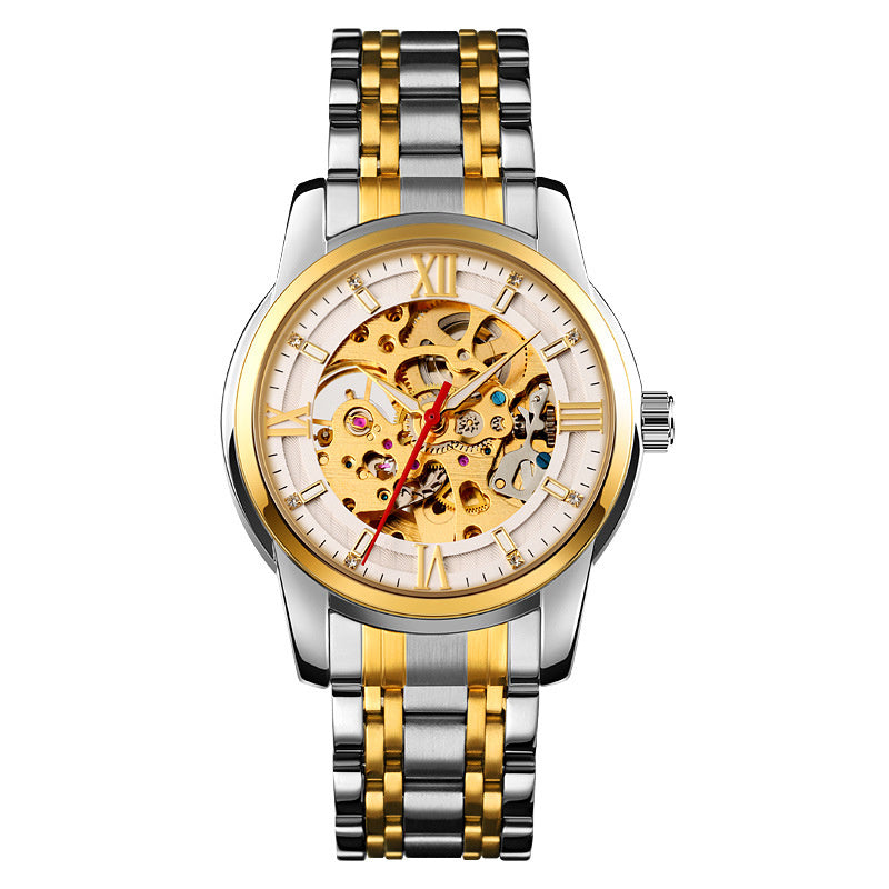 Orologio uomo automatico pelle
