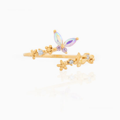 Anello farfalla sfumato