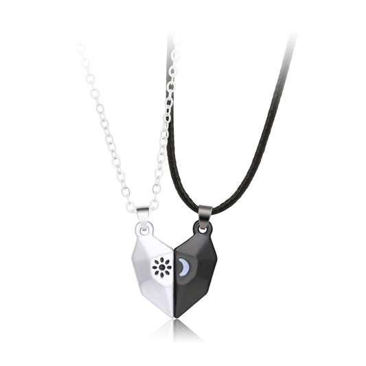 Collana sole e luna magnetica