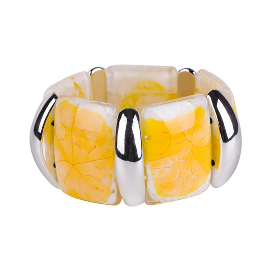 Bracciale quadrato nuvole