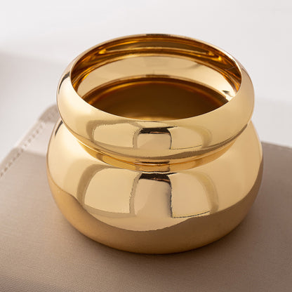 Bracciale tondo dorato