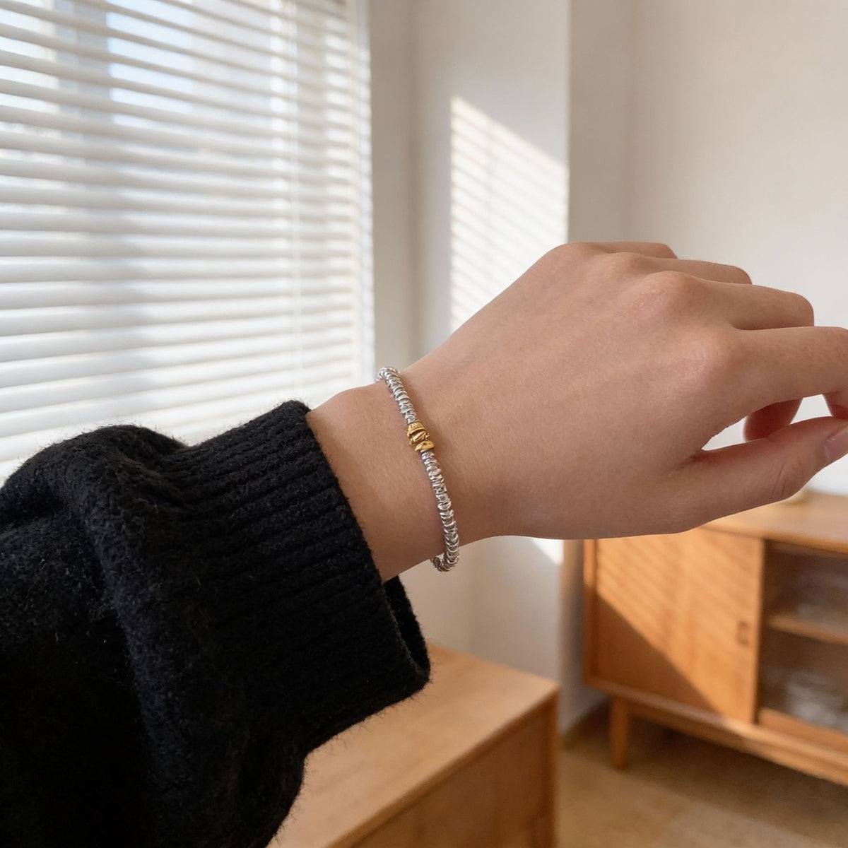 Bracciale donna triangolo minimale