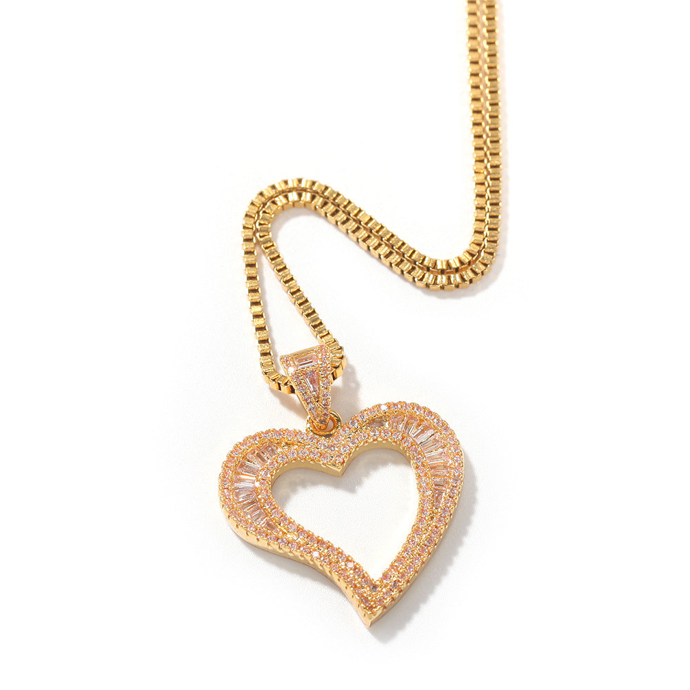 Collana cuore hip hop