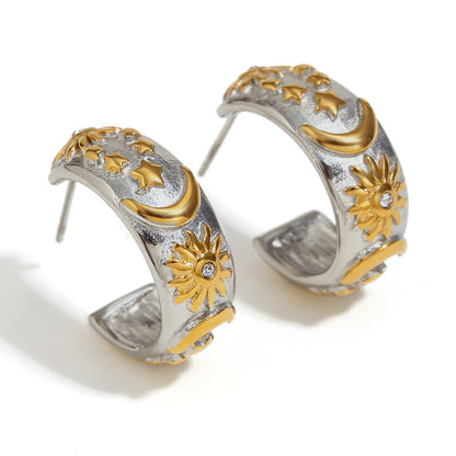 Bracciale acciaio retrò anellato