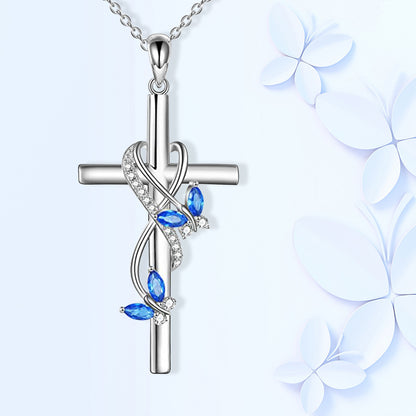 Collana farfalla croce