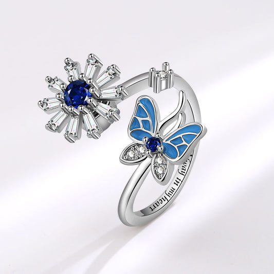 Anello farfalla e fiocco