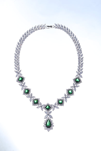 Set gioielli goccia di zircone
