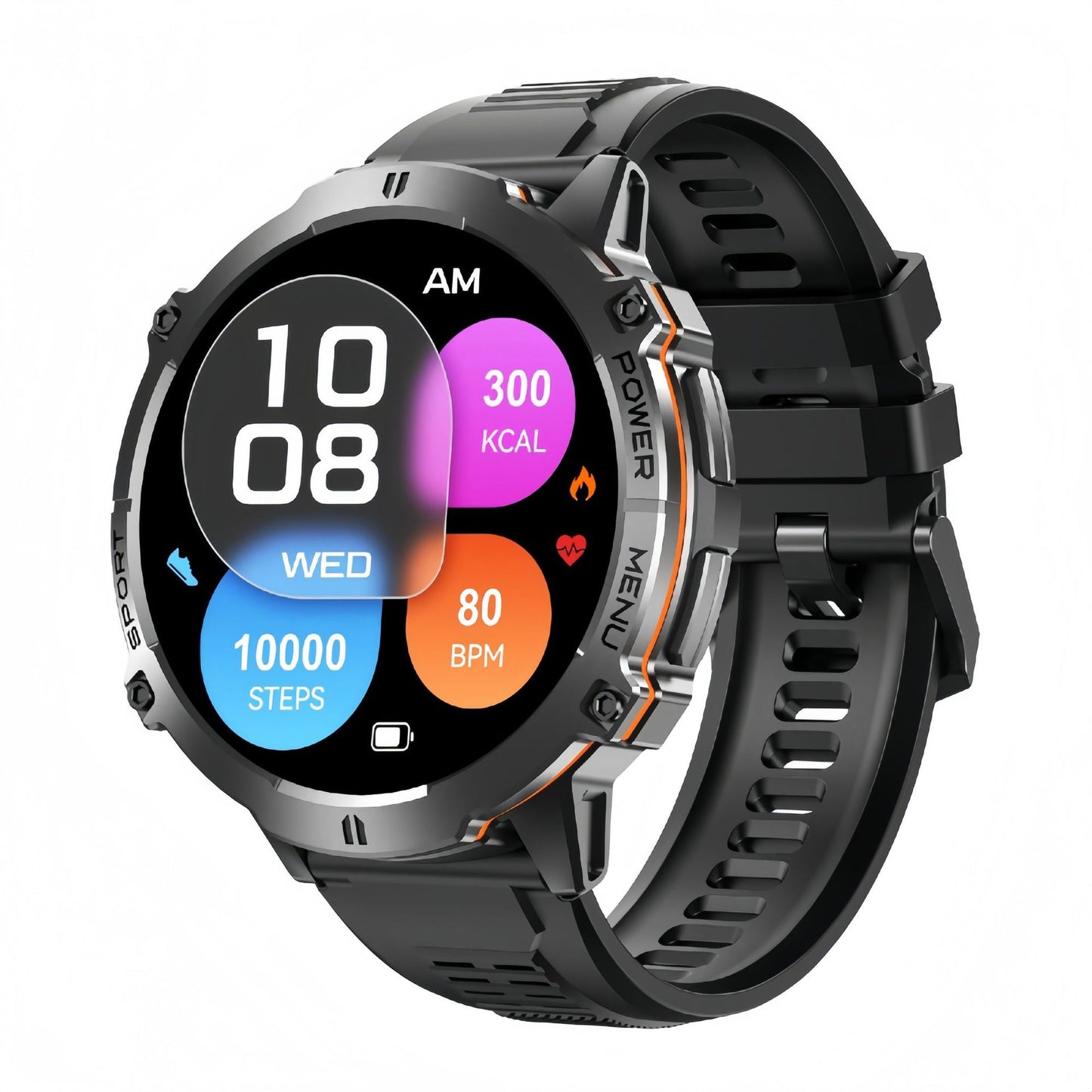 Smartwatch sportivo con batteria grande