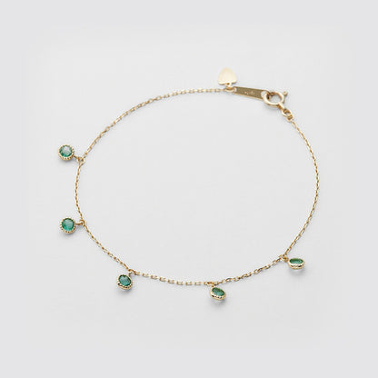 Bracciale argento e oliva