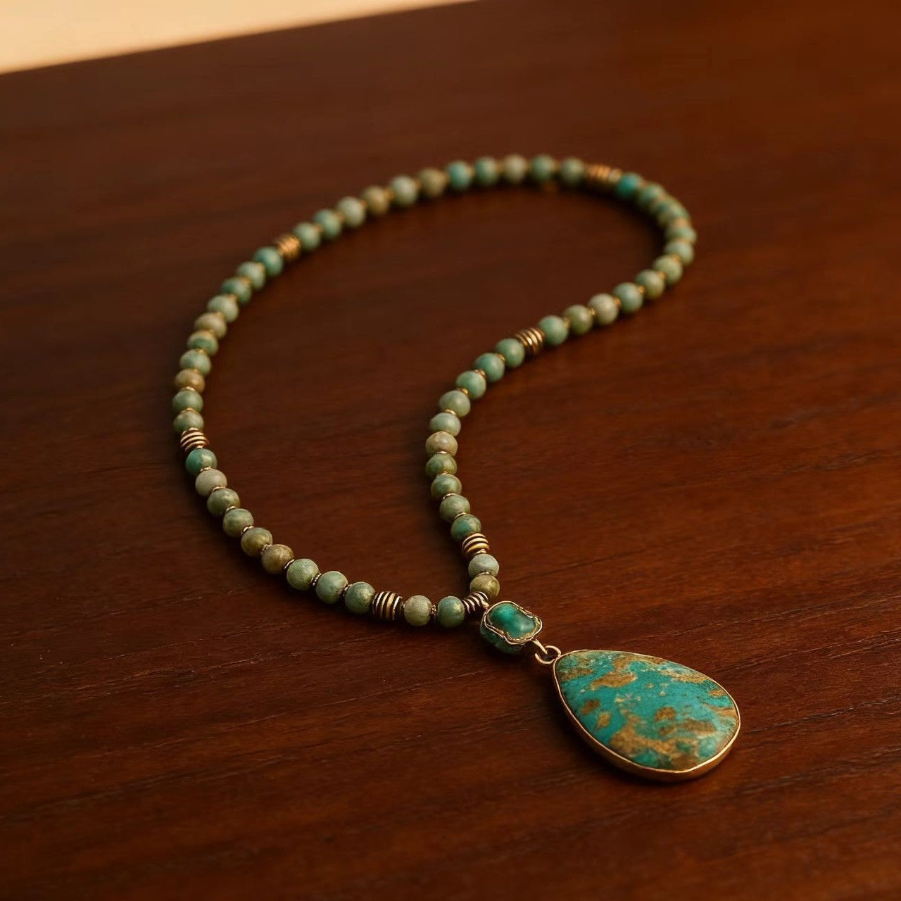 Collana vintage con perline