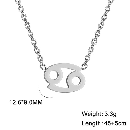 Collana costellazioni acciaio