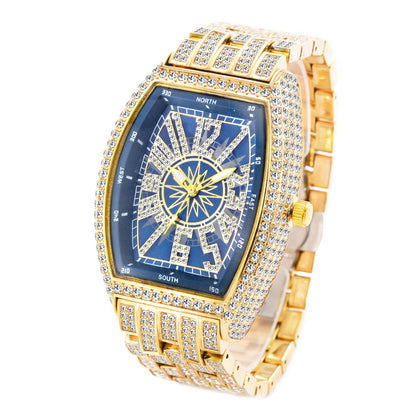 Orologio quadrante ampio a secchio
