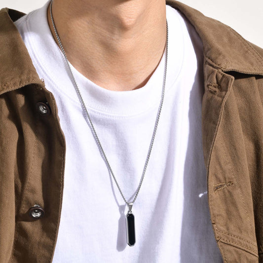 Collana ciondolo rombo