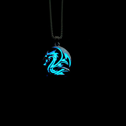 Collana drago luminescente retro