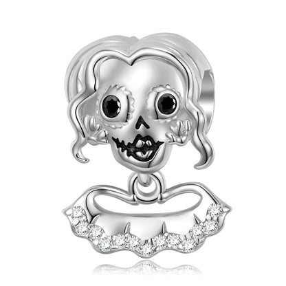 Collana teschio argento 925
