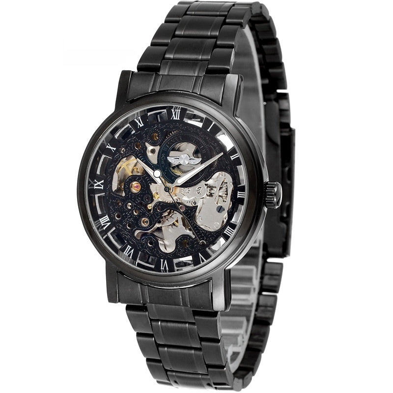 Orologio meccanico movimento visibile