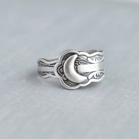 Anello luna minimalista
