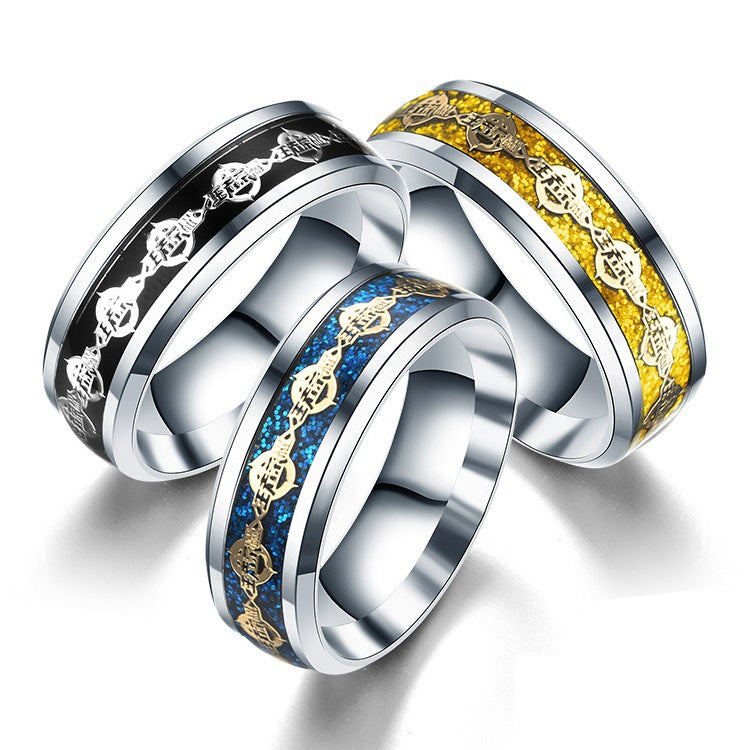 Anello opale in tungsteno