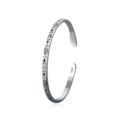 Bracciale argento charm vintage