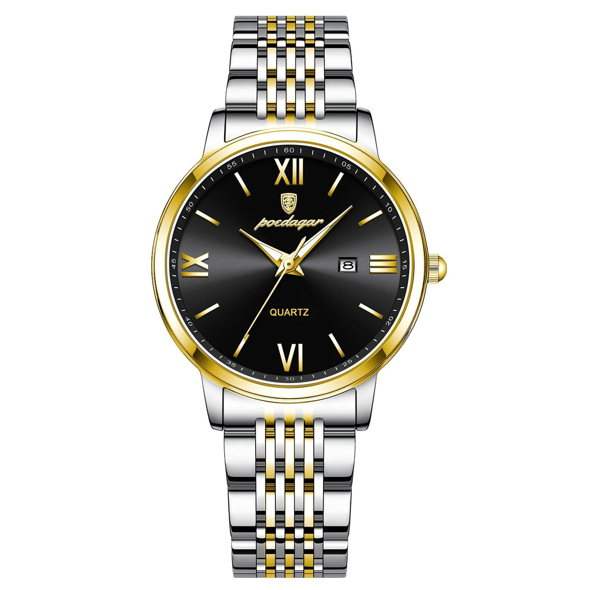 Orologio sottile impermeabile da donna luminescente
