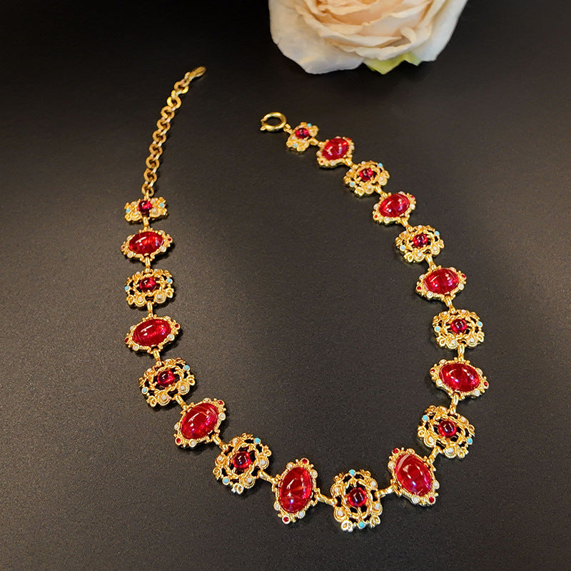 Set collana bracciale orecchini cristallo