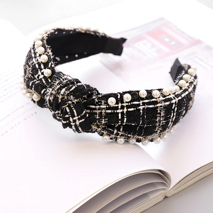 Fascia capelli plaid