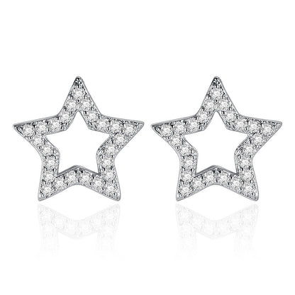 Orecchini stella zircone