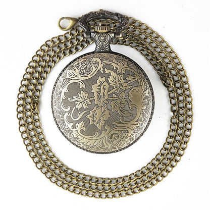 Orologio da tasca vintage uccello e freccia