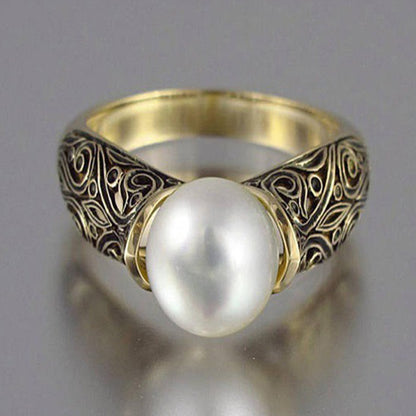 Anello Perla Sintetica