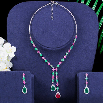Parure collana e orecchini