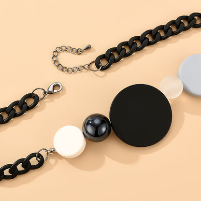 Collana catena acrilica