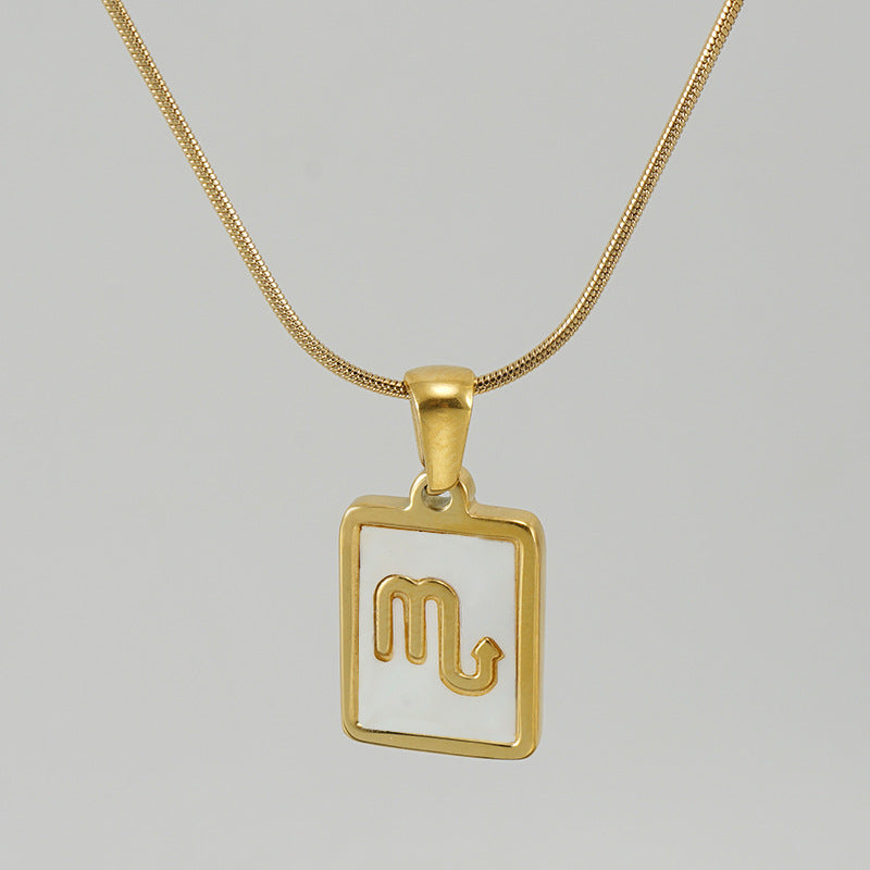Collana costellazione acciaio