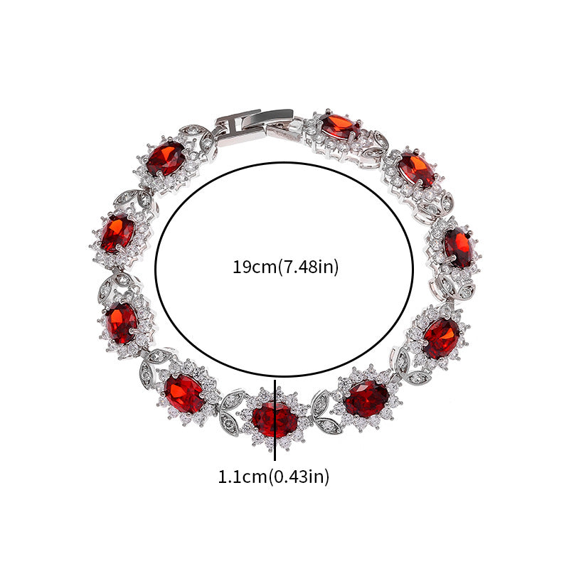Bracciale zirconi semplice