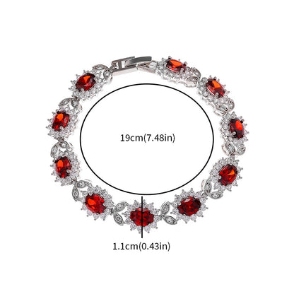Bracciale zirconi semplice