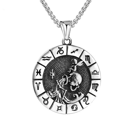 Collana segni zodiacali acciaio inossidabile