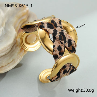 Braccialetto Leopardato Oro