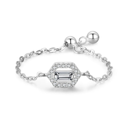 Anello farfalla zirconi diamante