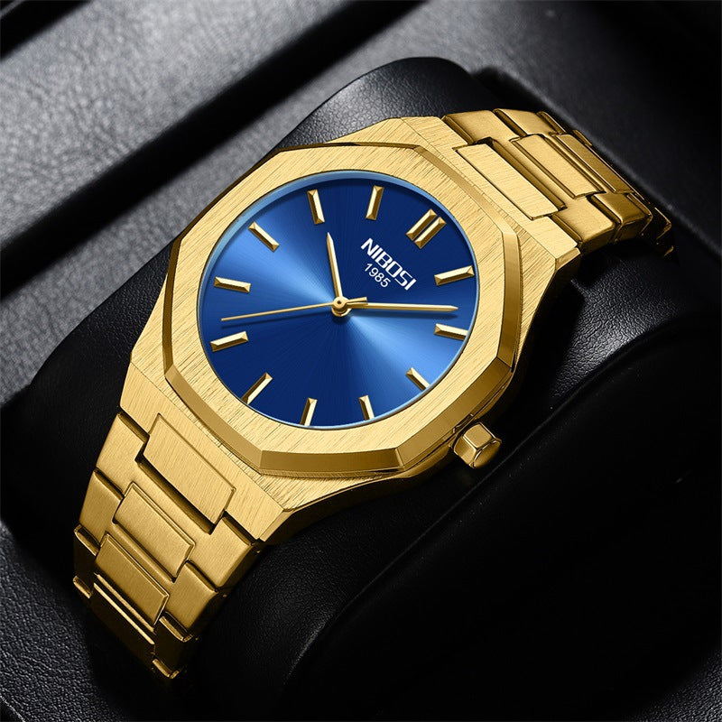 Orologio uomo dorato