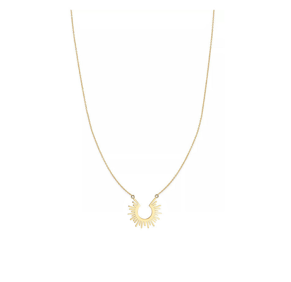 Collana girasole semicircolo