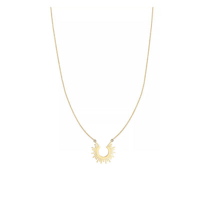 Collana girasole semicircolo