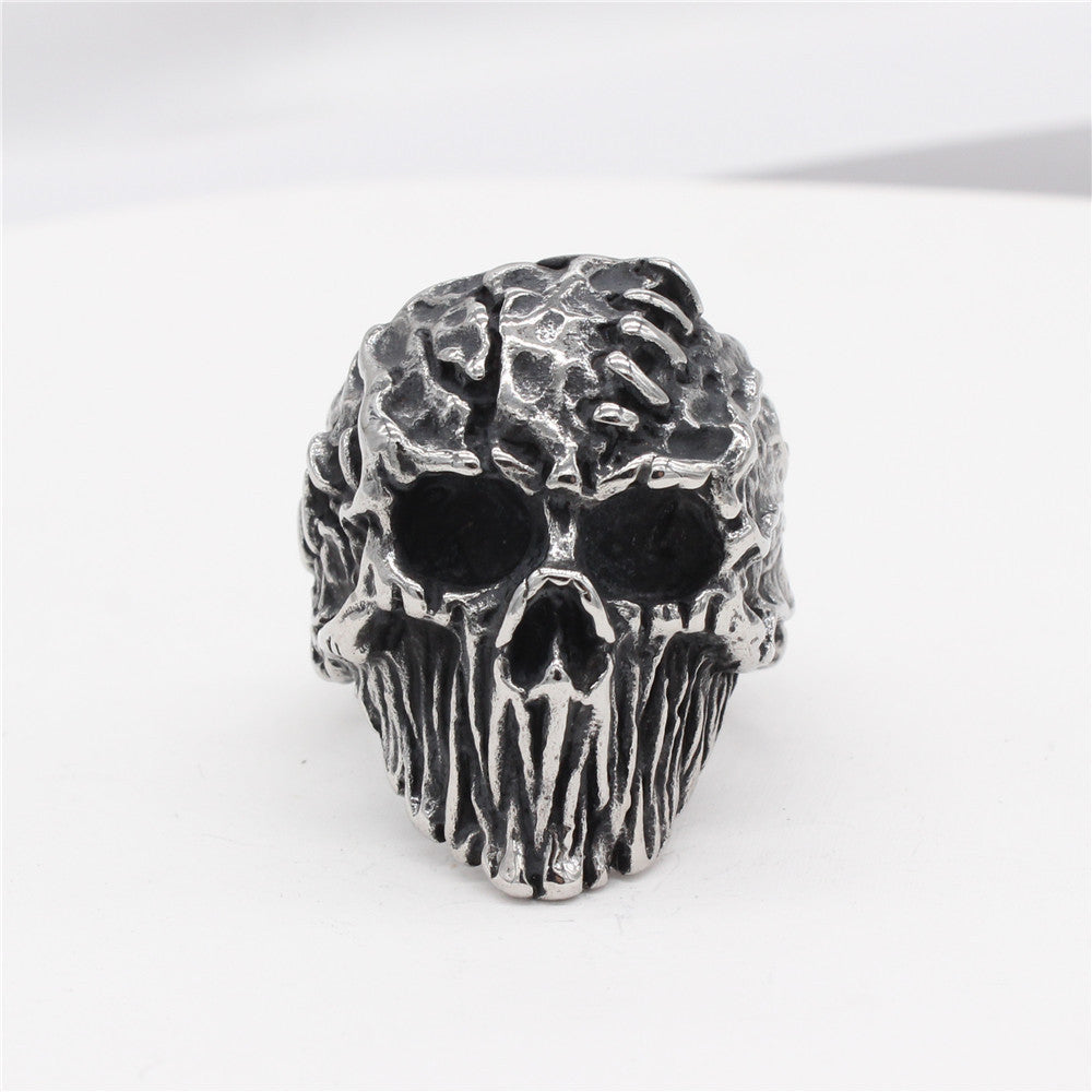 Anello teschio mummia