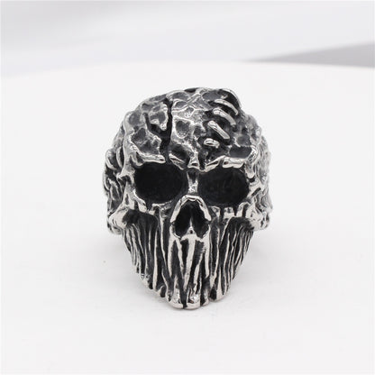 Anello teschio mummia